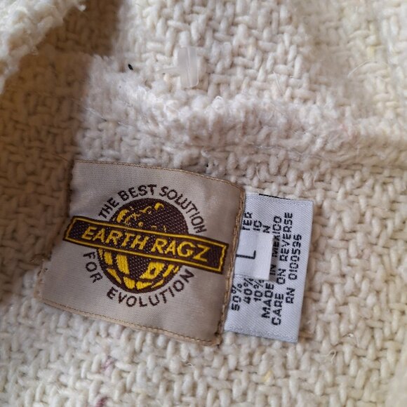 Vintage Beige Earth Ragz 2003 Corona Extra Pullover Hoodie Size Lg - Picture 3 of 7
